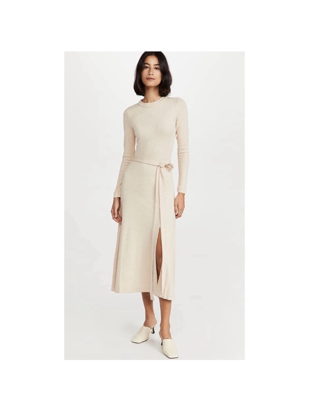 NWT Club Monaco Long Sleeve Rib Dress | small
